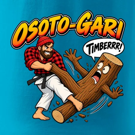 Osoto gari timber judo