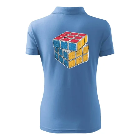 Rubikova kocka kreslená