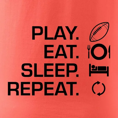Play Eat Sleep Repeat americký fotbal