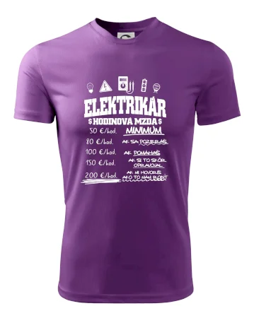 Hodinová mzda elektrikár