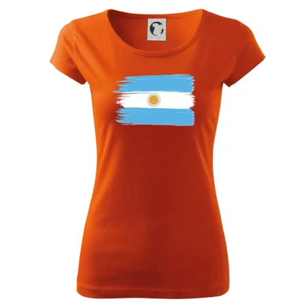 Argentína vlajka kreslená štetkou