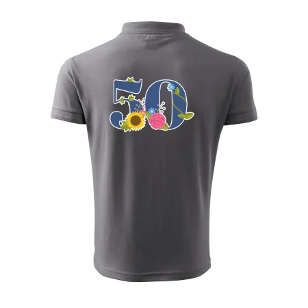 Kvetinové číslo kreslené - 50