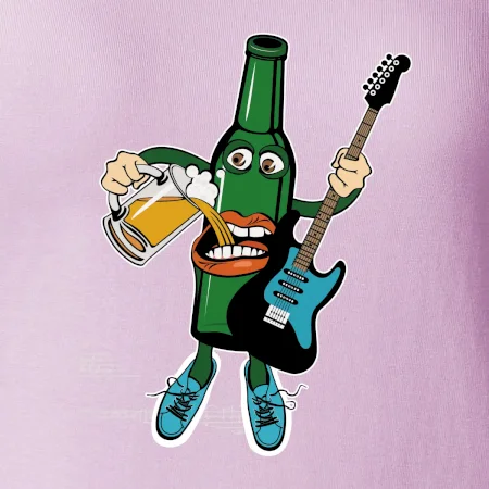 Gitarista s pivom
