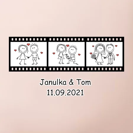 Svadobný deň - váš nápis (Hana-creative)