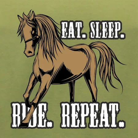 Eat Sleep Ride Repeat Western