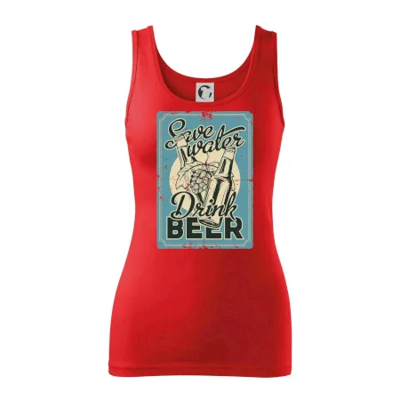 Save water drink beer poster