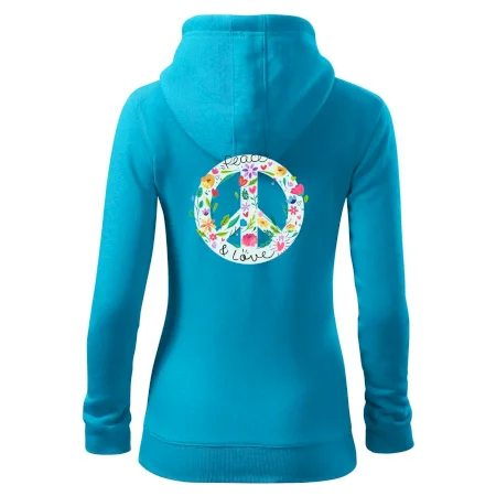 Peace and love symbol