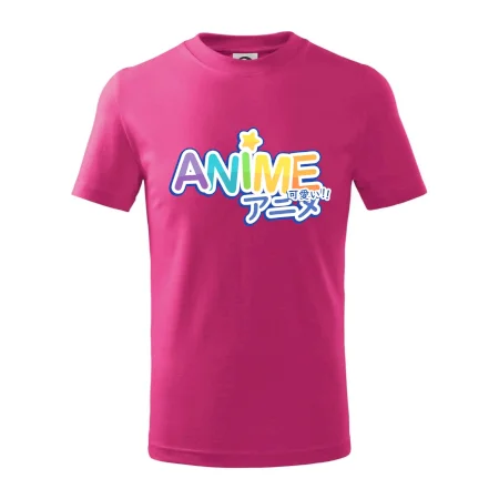 Anime nápis dúhový