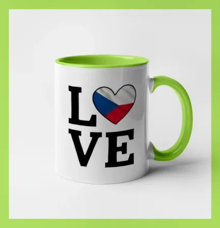 Love Česká vlajka