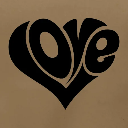 Love nápis jednoduchý