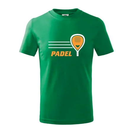 Padel - oranžová raketa