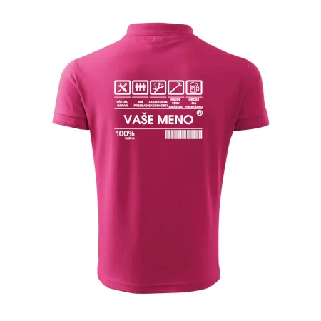 Vaše meno - čiarový kód