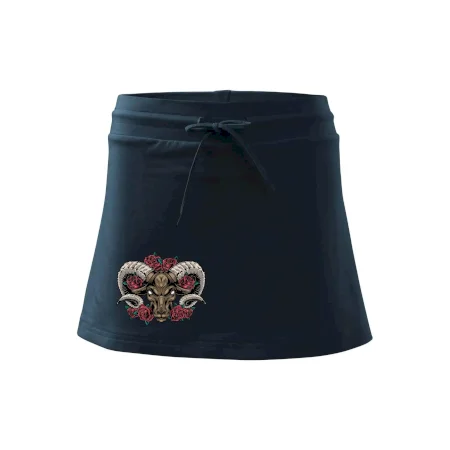 Hlava barana s ružami