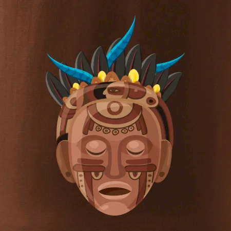 Mayová maska hnedá