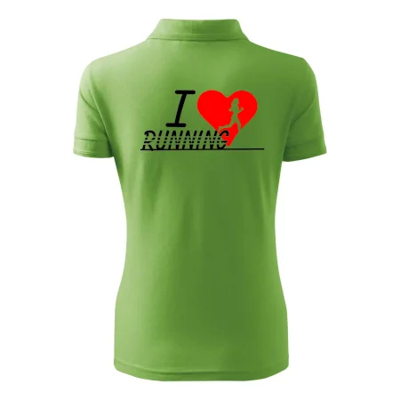 I love running dievča