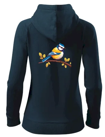 Sýkorka modrinka kreslená