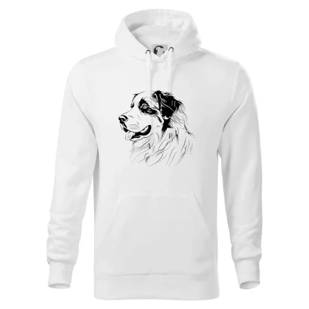 Bernský salašnícky pes čierna kresba