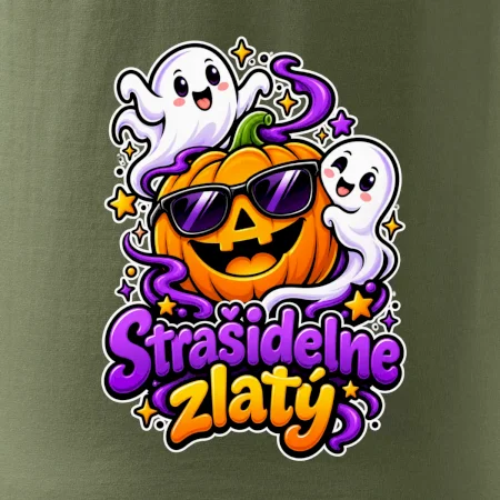 Strašidelne zlatý - veselá tekvica a duchovia