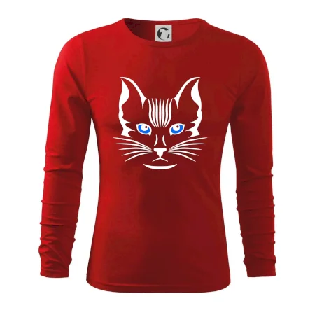 Mačka hlava skica