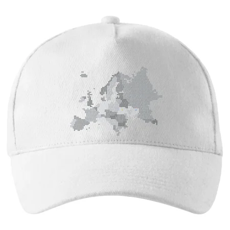 Mapa Európy - srdce v Ukrajine