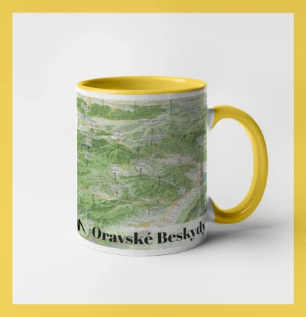 Hrnček mapa Oravské Beskydy