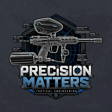 Technický nákres – presnosť je dôležitá paintball