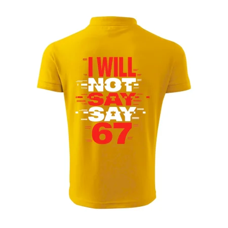 Červený - I Will Not Say SAY 67