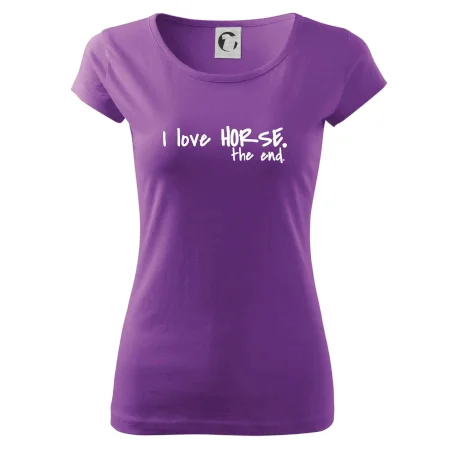 I love horse the end.