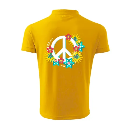 Peace symbol abstraktný