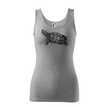 Ceruzkou kreslená korytnačka