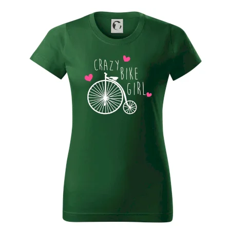 Crazy bike girl