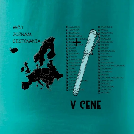 Môj cestovný zoznam - Európa