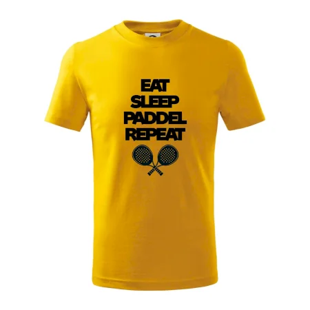 Eat sleep padiel repeat pod sebou
