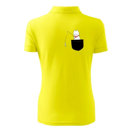 Mačka s rybou vo vrecku