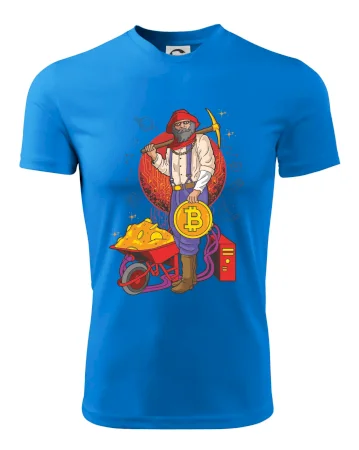 Baník ťaží Bitcoiny