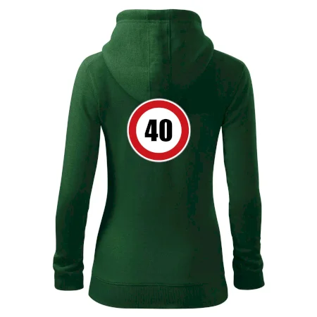 Dopravná značka - obmedzenie rýchlosti 40