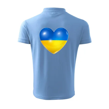 Ukrajina srdce vlajka