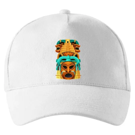 Mayová maska s pyramídou