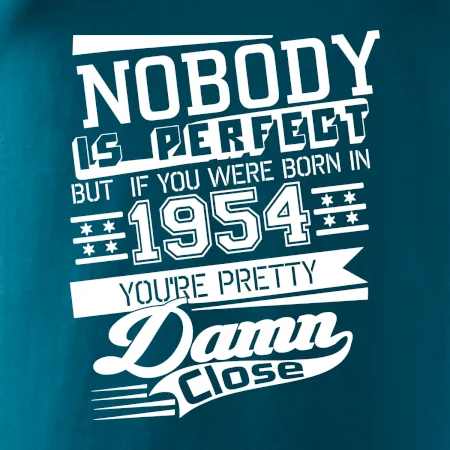 Nobody is perfect - 1954