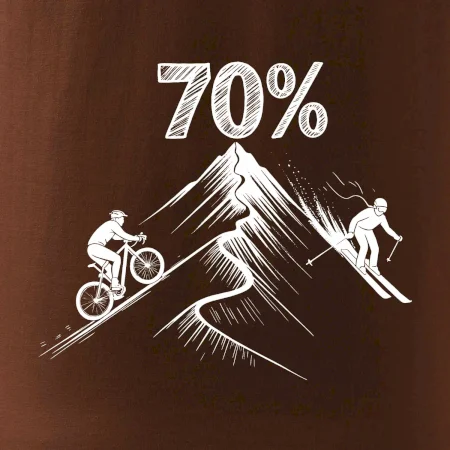 Narodeniny cyklista a lyžiar 70