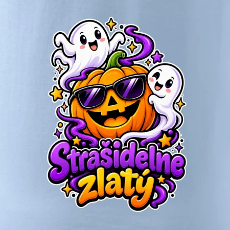 Strašidelne zlatý - veselá tekvica a duchovia