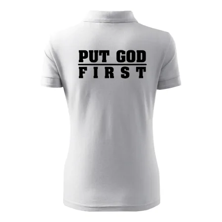 Put God first hrubý nápis