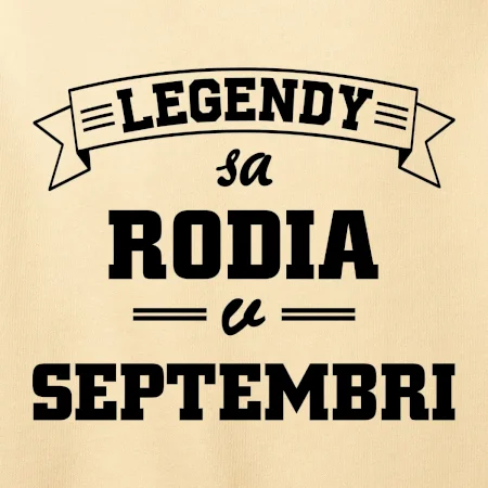 Legendy sa rodia v septembri
