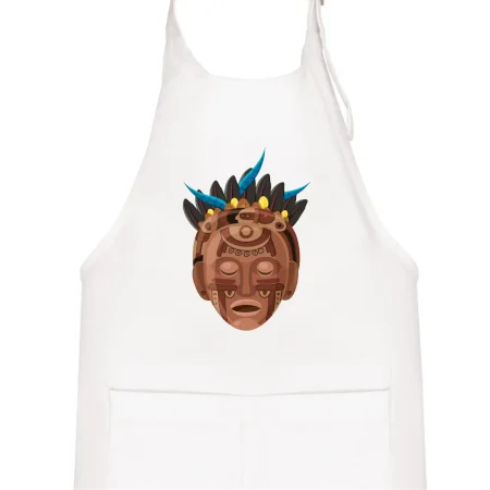 Mayová maska hnedá