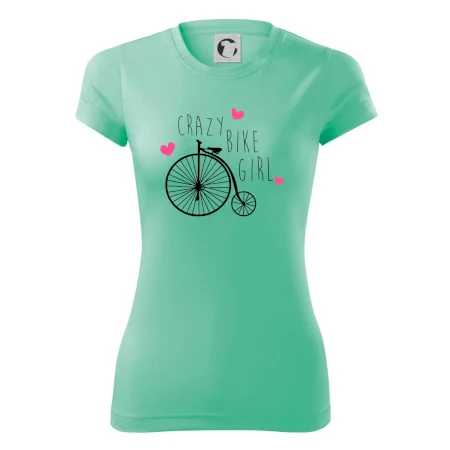 Crazy bike girl