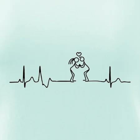 EKG zamilovaný pár