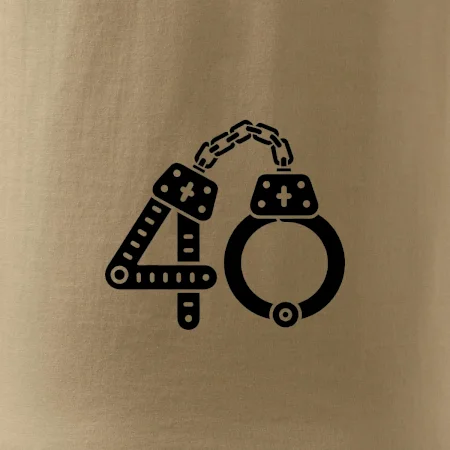 Narodeninové tričko pre policajta - putá 40