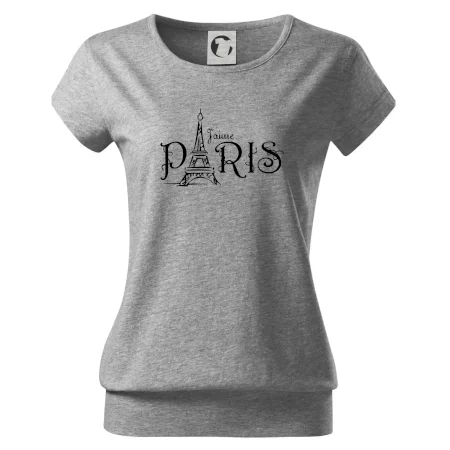 Paris nápis Eiffelovka rovný
