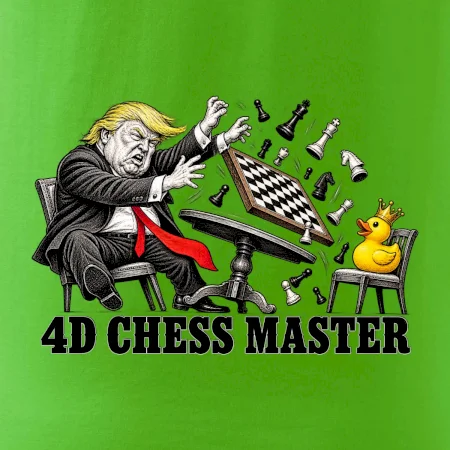 Donald Trump prohrává šachy s kachnou