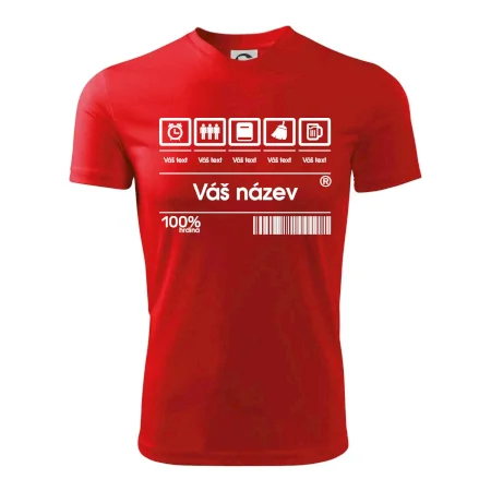 Čárový kód - Vlastní text